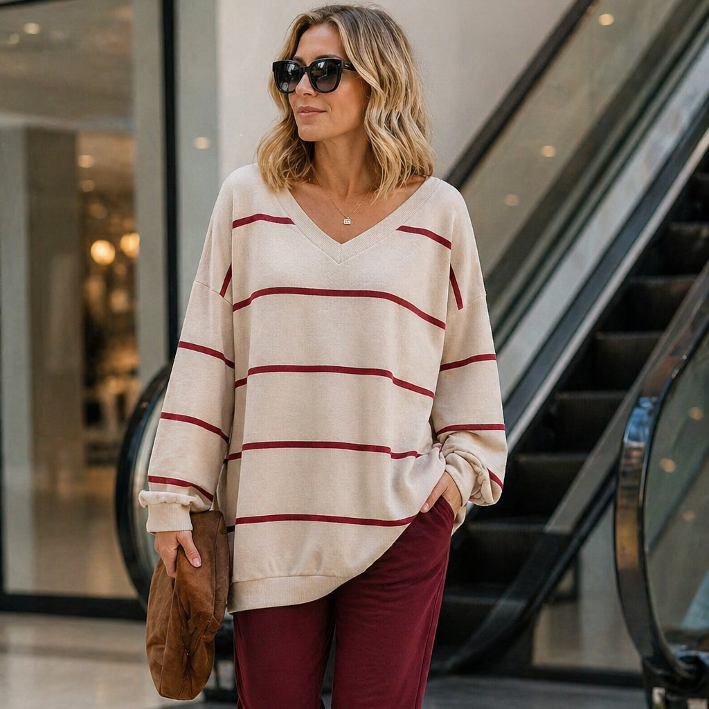 Bluza Oversize w Paski